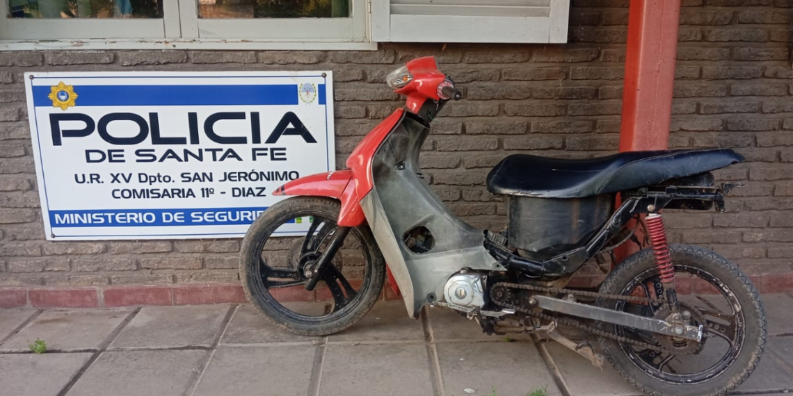 Díaz: Secuestro de motocicleta con motor adulterado