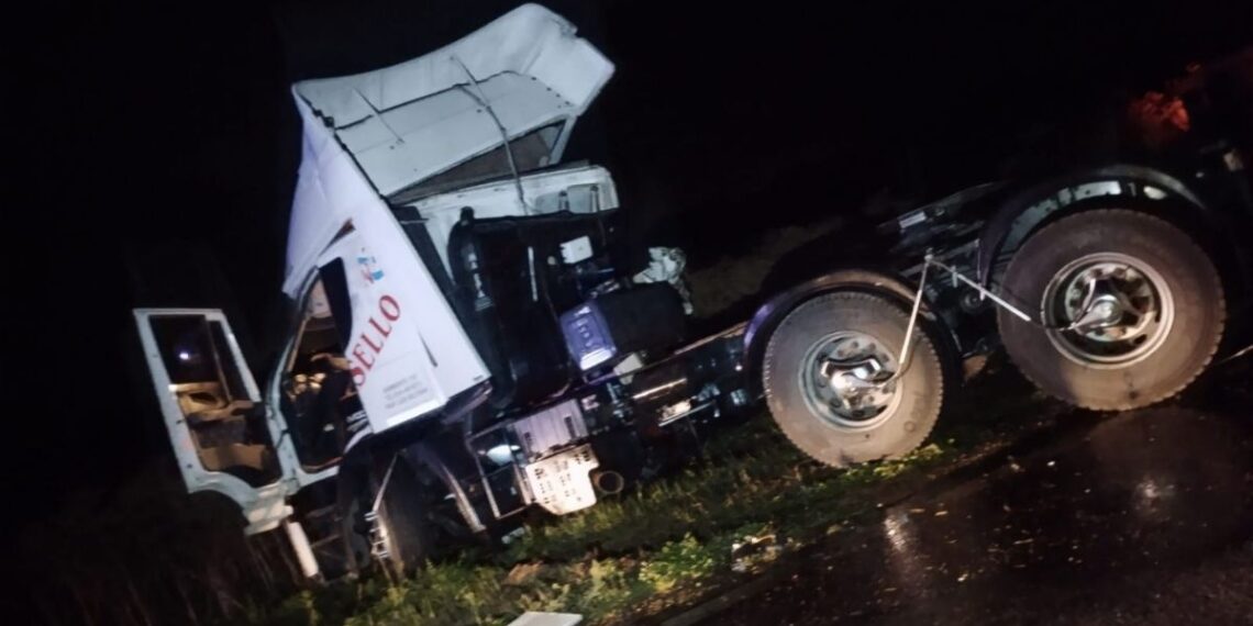 Monje: Accidente vial sin heridos en Ruta Provincial N° 65