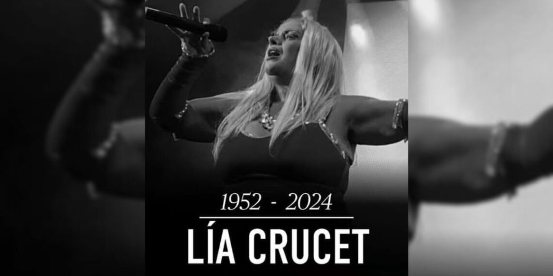 Dolor en el mundo del espectáculo: falleció Lía Crucet