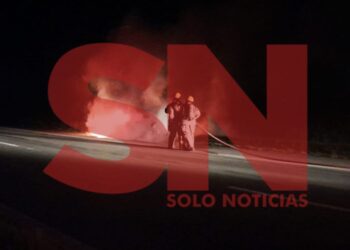 Incendio de un Remís en la Autopista Santa Fe – Rosario
