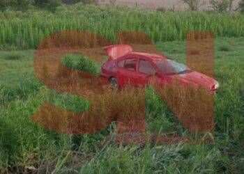 Vuelco sin lesionados en la Ruta Provincial 65