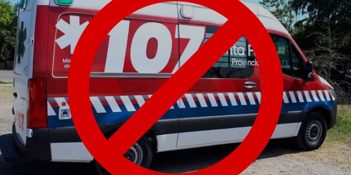 Coronda: servicio de ambulancias en crisis y sin respuestas del Gobierno Provincial