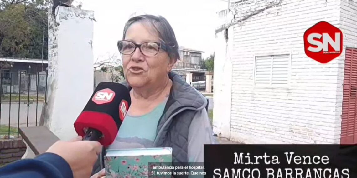 Barrancas: un error de cálculo provocó daños en el SAMCo local