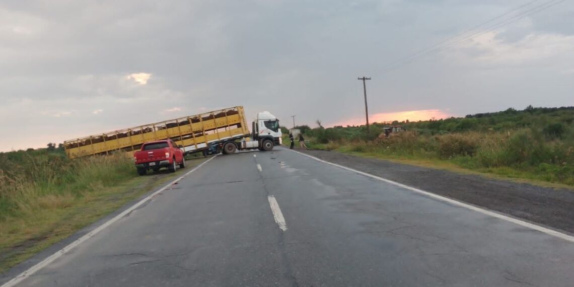 Arocena: siniestro vial sin lesiones en Barrio Palo Azul