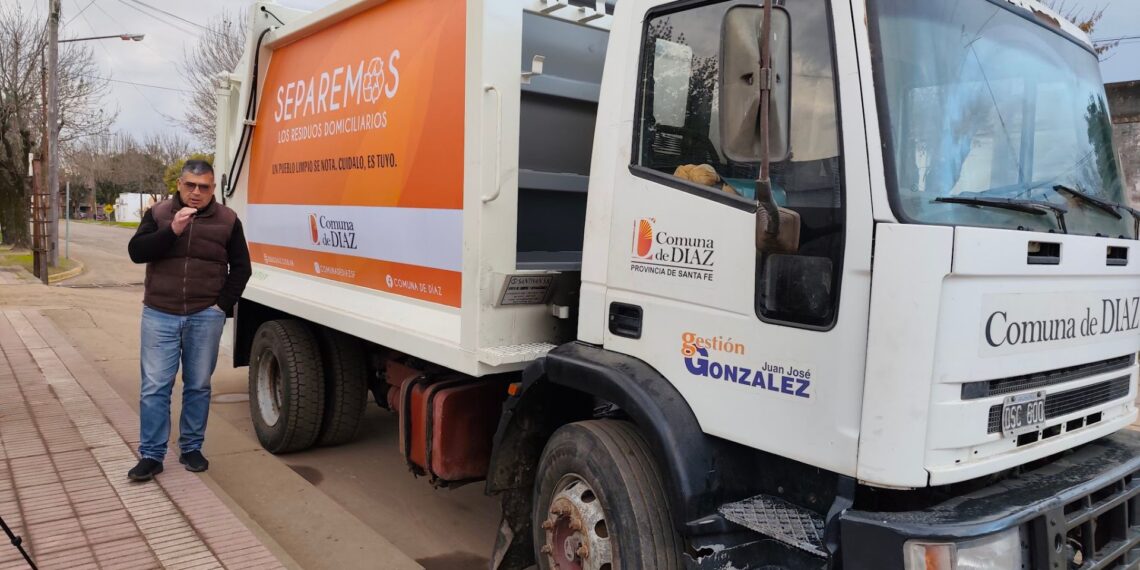 Díaz: Nueva caja compactadora adquirida por la Comuna con fondos propios