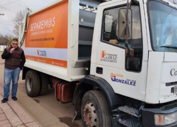 Díaz: Nueva caja compactadora adquirida por la Comuna con fondos propios