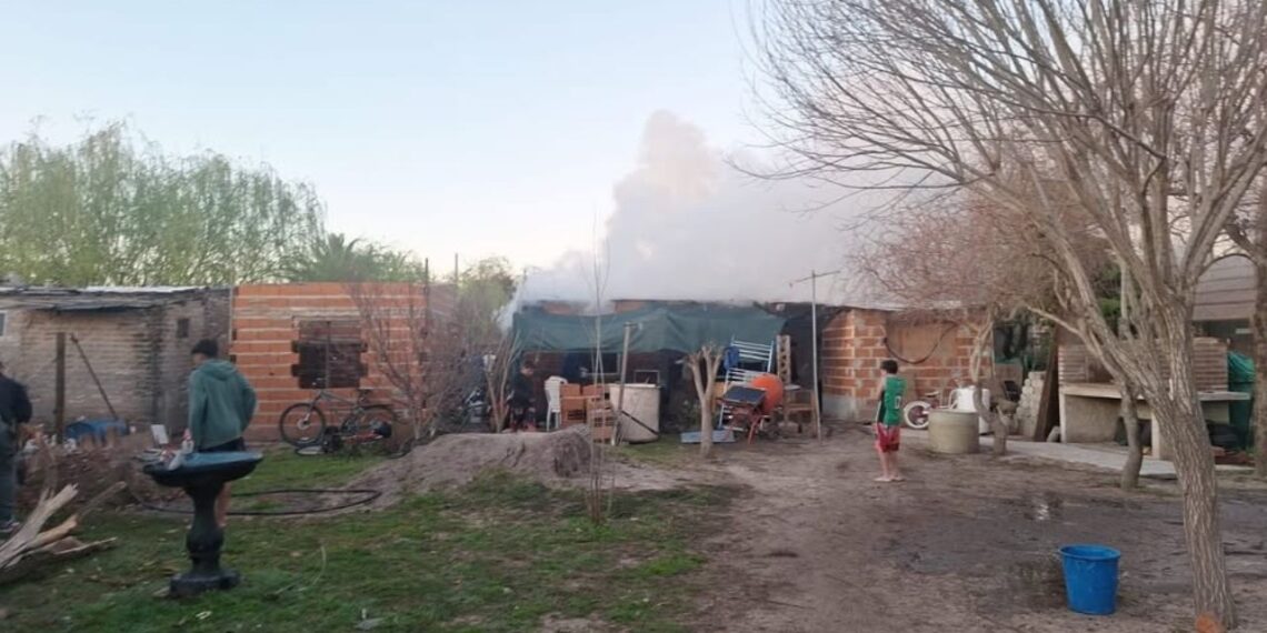 Desvío Arijón: Incendio en Barrio Triana