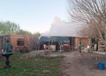 Desvío Arijón: Incendio en Barrio Triana