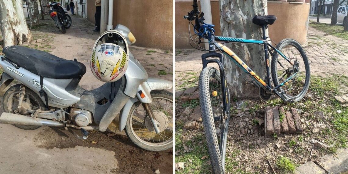 Siniestro vial en Gálvez: una ciclista resultó herida