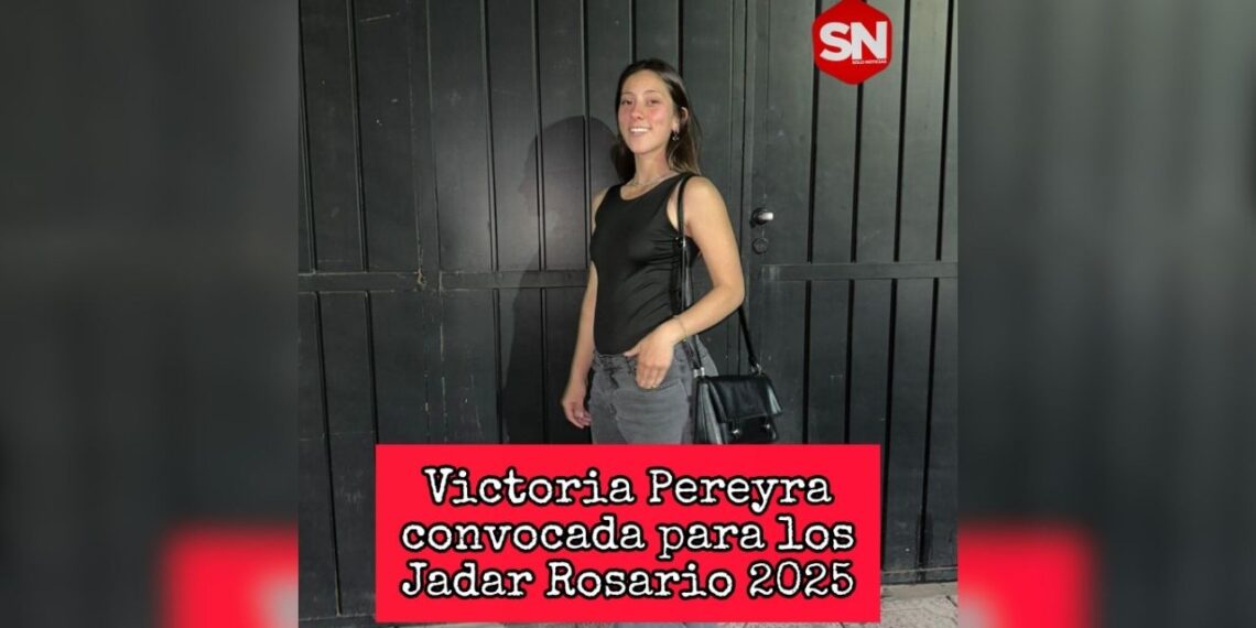 Victoria Pereyra, joven de Barrancas, representará a Santa Fe en los JADAR 2025