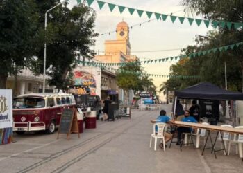 Coronda: Gran marco de público en la jornada cultural y comercial celebrada en la Plaza Urquiza