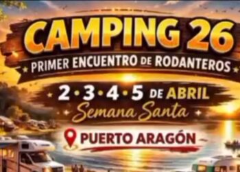 Puerto Aragón será sede del «Camping 26: 1er. Encuentro de Rodantes» durante Semana Santa