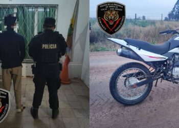 San Genaro: Aprehenden a un joven y secuestran una motocicleta con numeración adulterada
